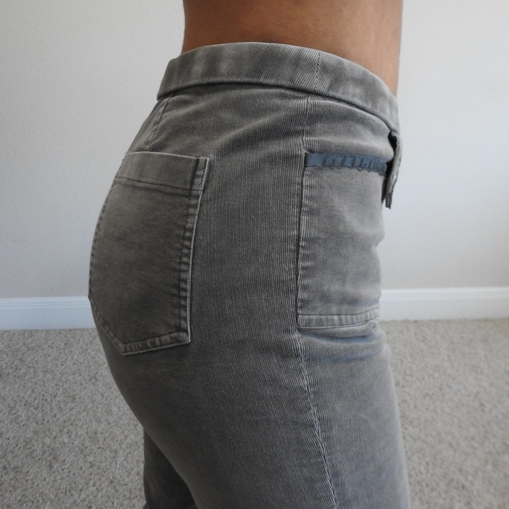GITTI Green Felt Jeans! Size 3